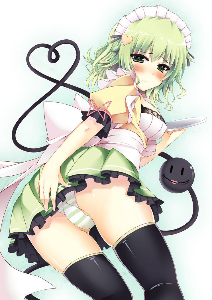 2D erotic image that it would be fun every day if such a beautiful maid was at home 20