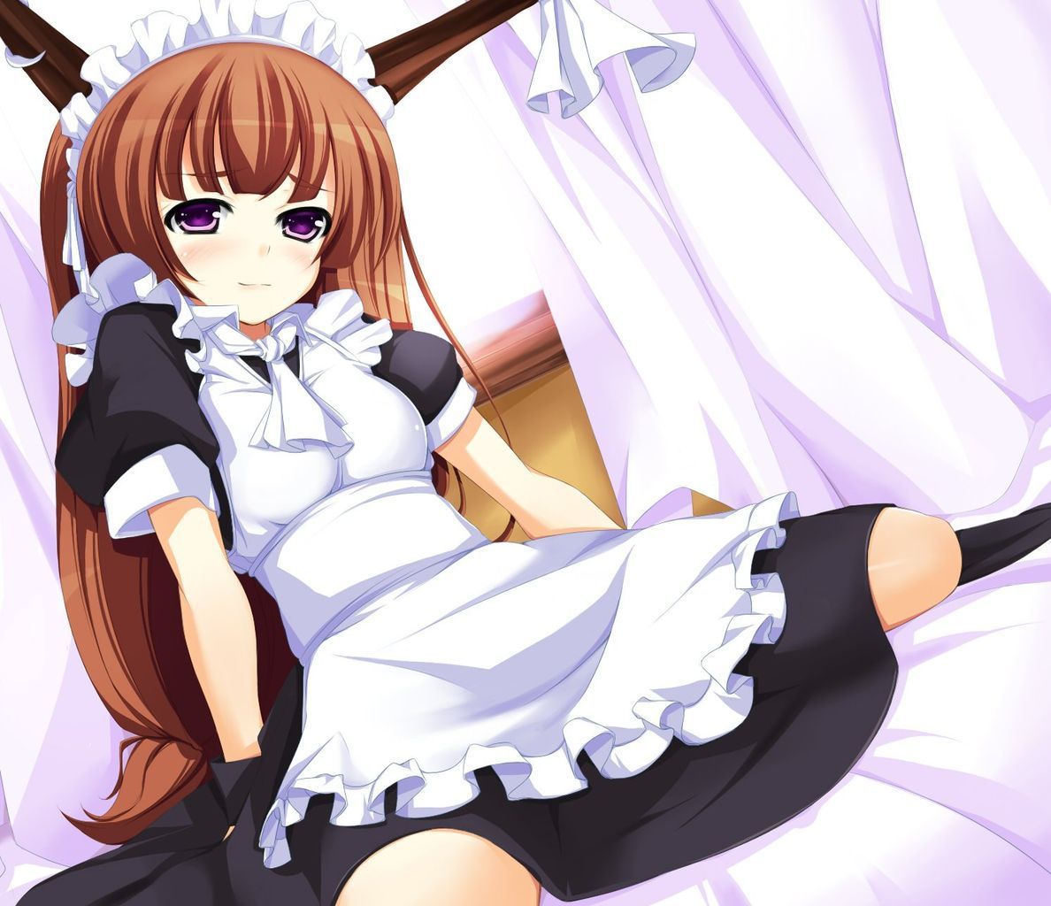 2D erotic image that it would be fun every day if such a beautiful maid was at home 35