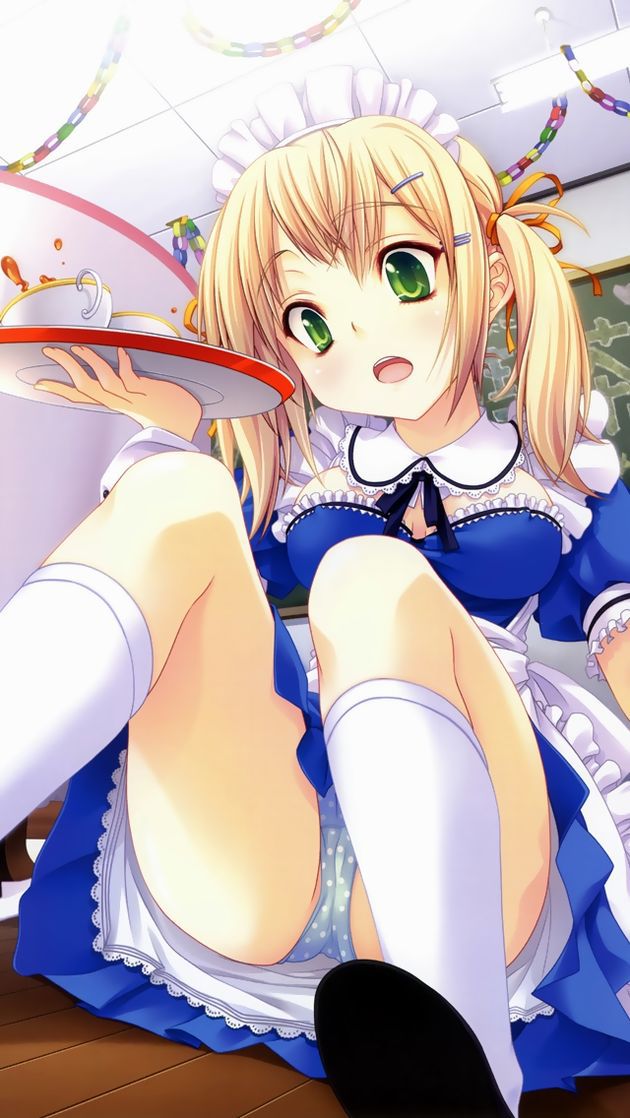 2D erotic image that it would be fun every day if such a beautiful maid was at home 36