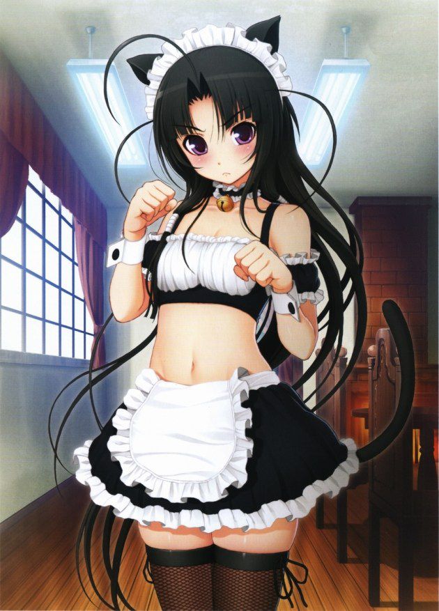 2D erotic image that it would be fun every day if such a beautiful maid was at home 39