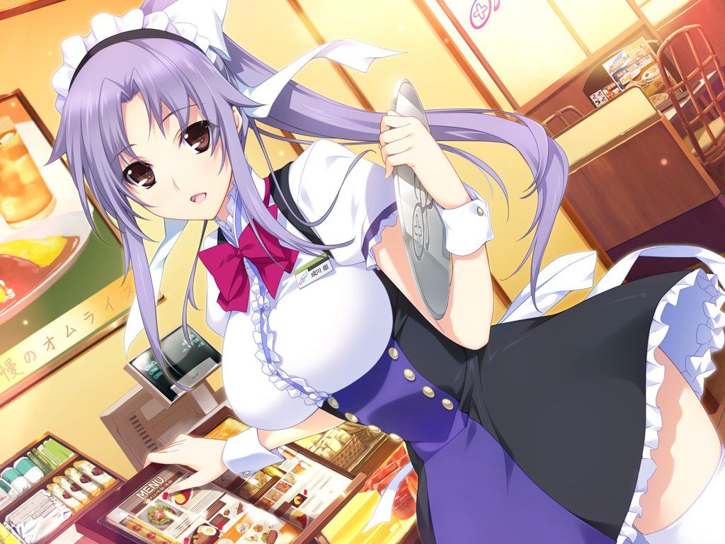 2D erotic image that it would be fun every day if such a beautiful maid was at home 47