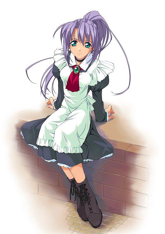 2D erotic image that it would be fun every day if such a beautiful maid was at home 68