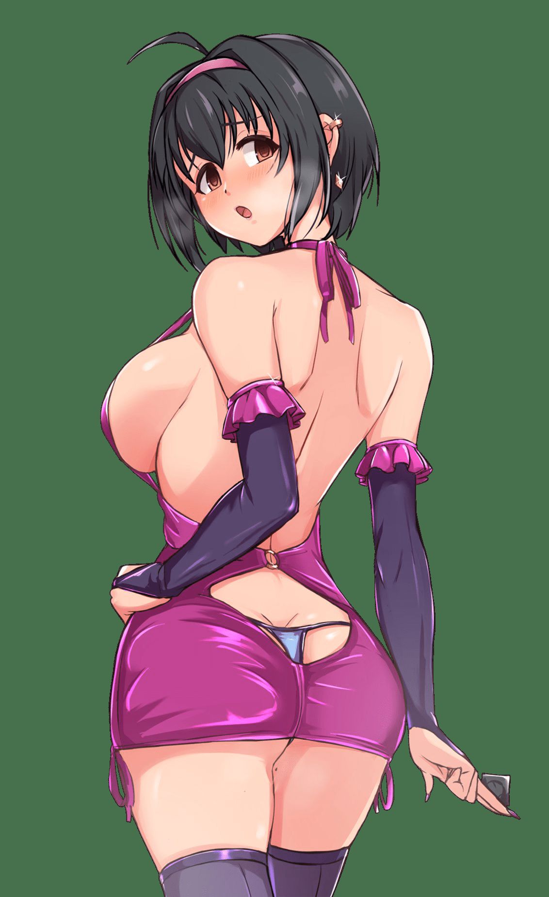 【Erocora Character Material】PNG background transparent erotic image such as anime characters Part 402 41