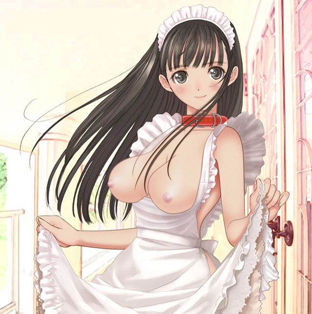 Erotic images of beautiful girls who seduce with a 2D naked apron 44 sheets 14