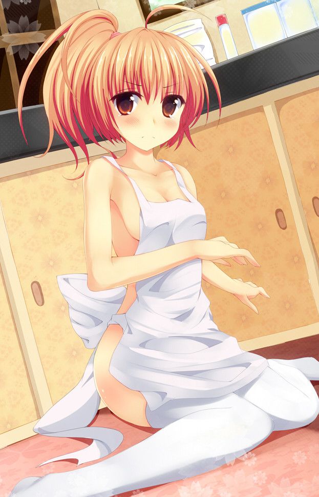 【Secondary erotic image】 Girls standing in the kitchen in an apron naked This is habo immediately Www naked apron image summary 25
