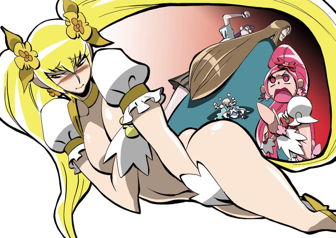 [Precure] erotic image summary that makes you want to go to the world of 2D and make you want to saddle with Cure Sunshine 17