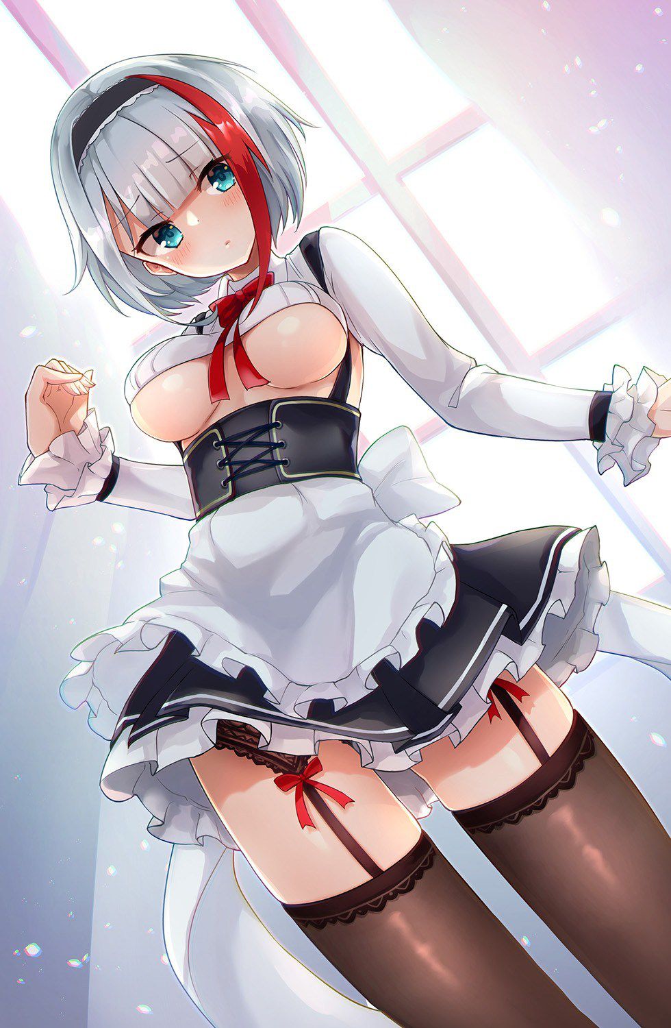 Guts! 2D erotic image of an all-you-can-worship sister with a garter belt! 23