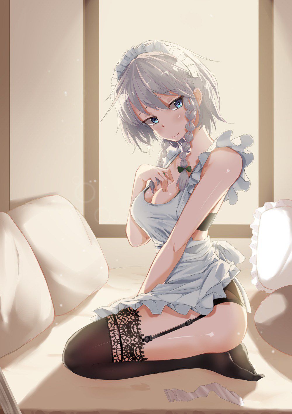 Guts! 2D erotic image of an all-you-can-worship sister with a garter belt! 30