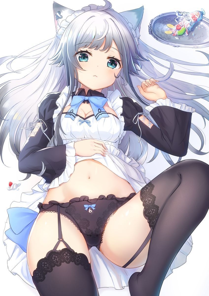 Guts! 2D erotic image of an all-you-can-worship sister with a garter belt! 32