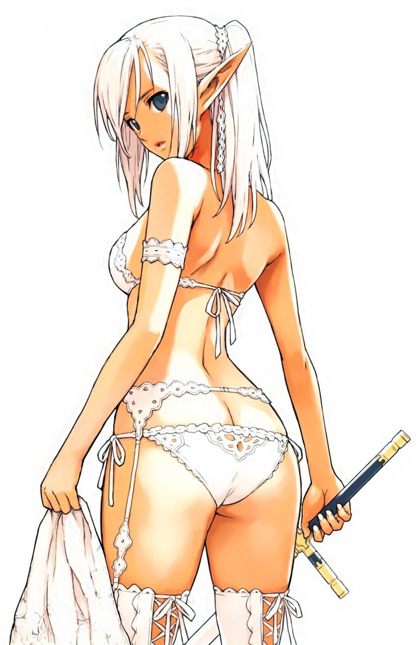 Guts! 2D erotic image of an all-you-can-worship sister with a garter belt! 33