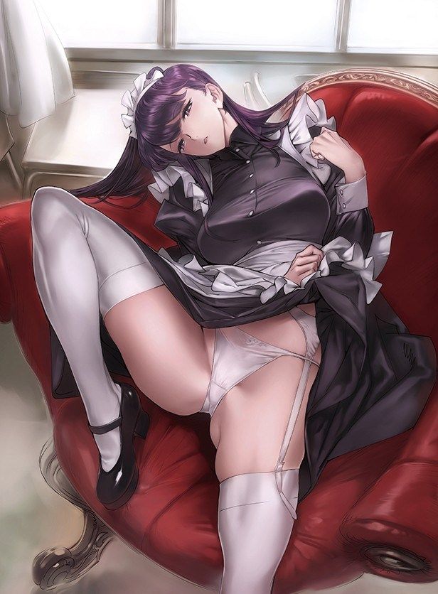 Guts! 2D erotic image of an all-you-can-worship sister with a garter belt! 8