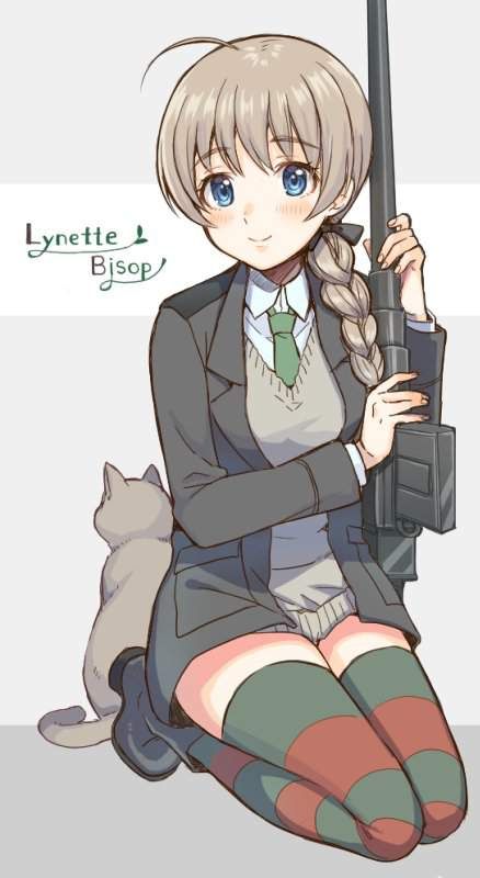 【With images】Lynette Bishop is a real ban on dark customs www (Strike Witches) 3