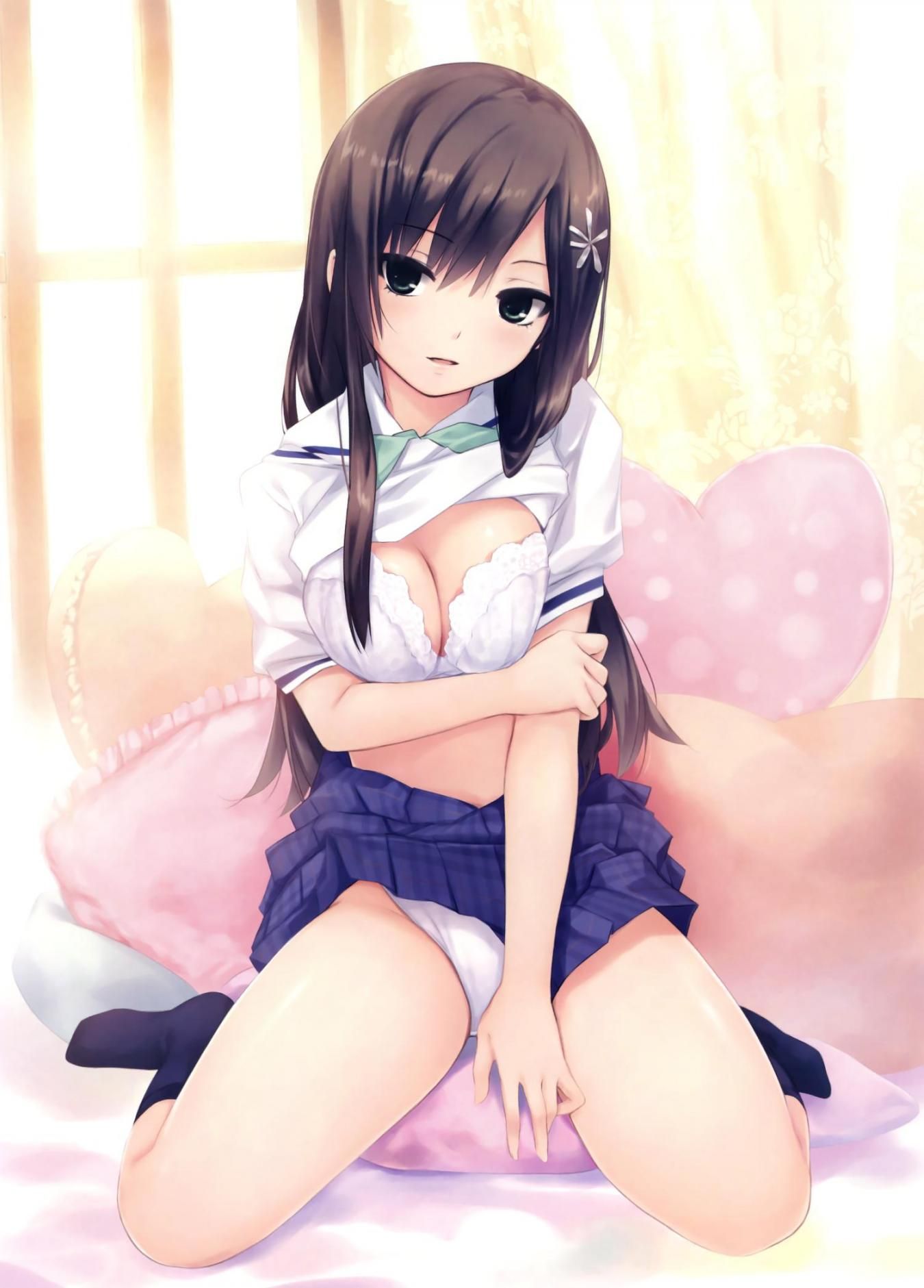 【Secondary erotic】 Here is an erotic image that makes me want to go out with and have sex with a girl in uniform 15
