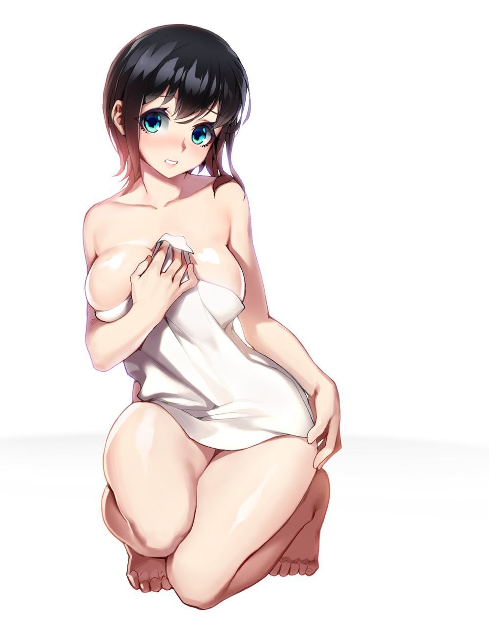 Erotic anime summary Beautiful girls who are wrapping their bodies with a towel [secondary erotic] 23