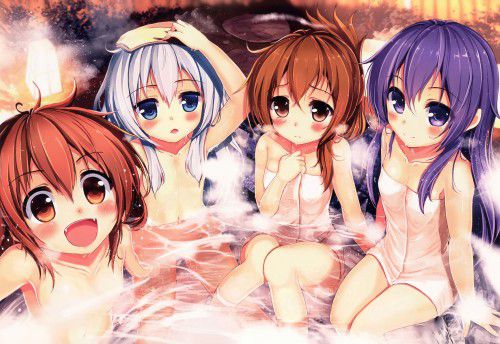 Erotic anime summary Beautiful girls who are wrapping their bodies with a towel [secondary erotic] 4