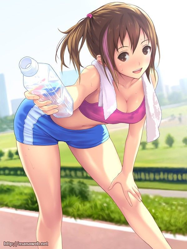 It is an erotic image of a sports girl! 9