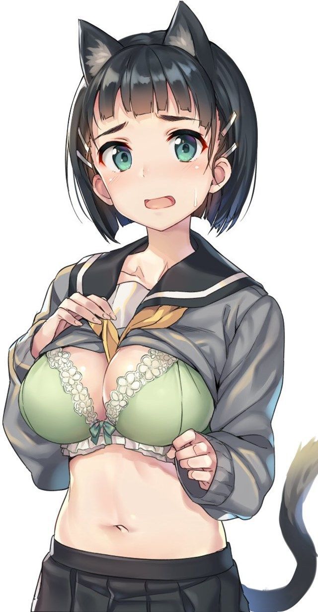 [Erotic anime summary] godly beautiful girls who raise clothes and show underwear [30 sheets] 8
