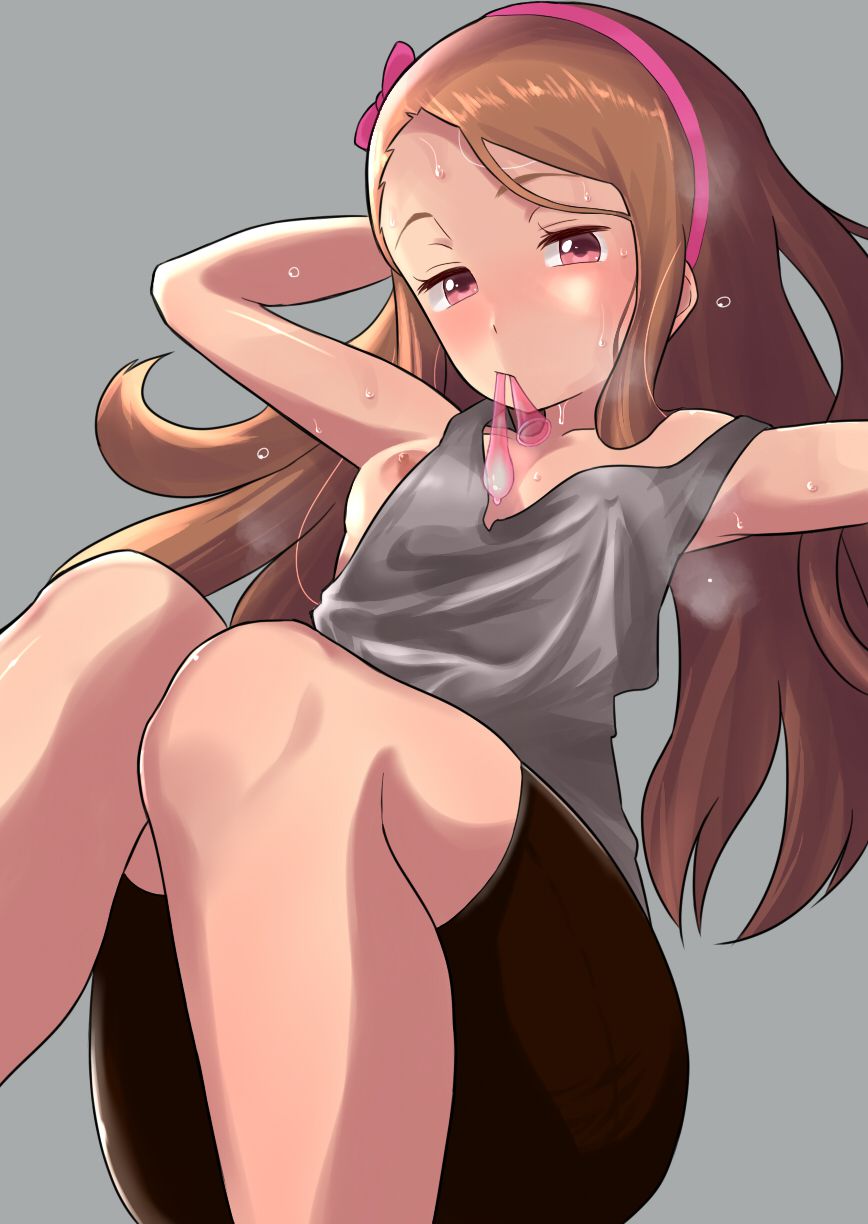 Erotic anime summary Beautiful girls who are unpleasantly visible breasts in the tank top [50 sheets] 48