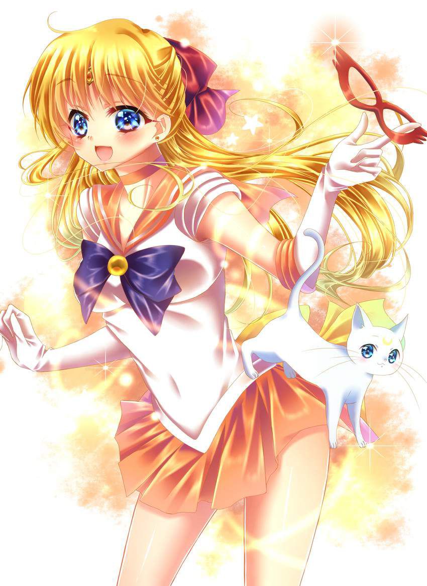 Image of Sailor Moon, a beautiful girl warrior who seems to be usable as wallpaper of a smartphone 1