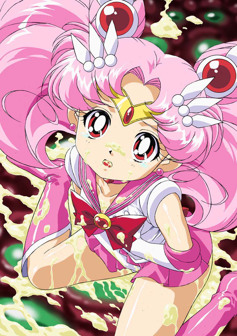Image of Sailor Moon, a beautiful girl warrior who seems to be usable as wallpaper of a smartphone 2