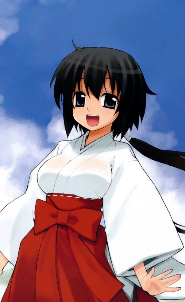 I want to make one shot with the image of a shrine maiden 3
