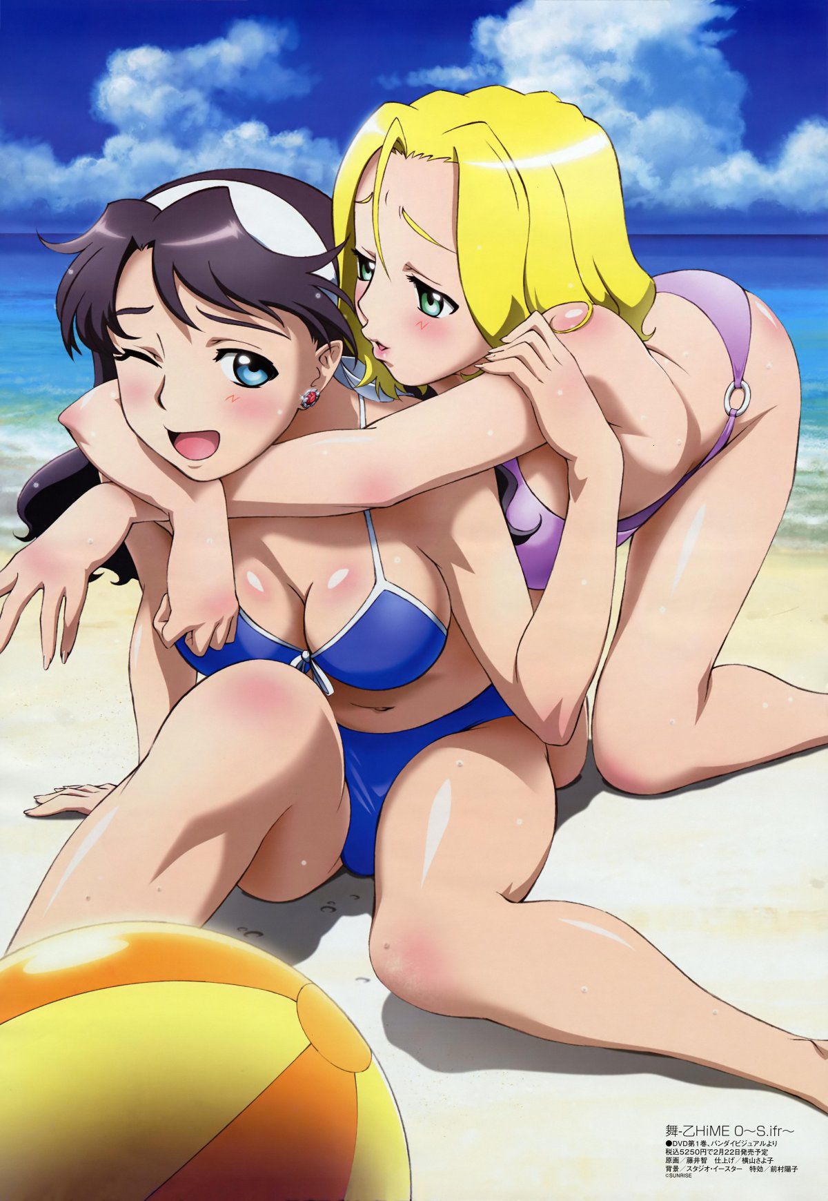 2D Yuri erotic image summary 58 pieces where cute girls are intertwined with kunzururere 25