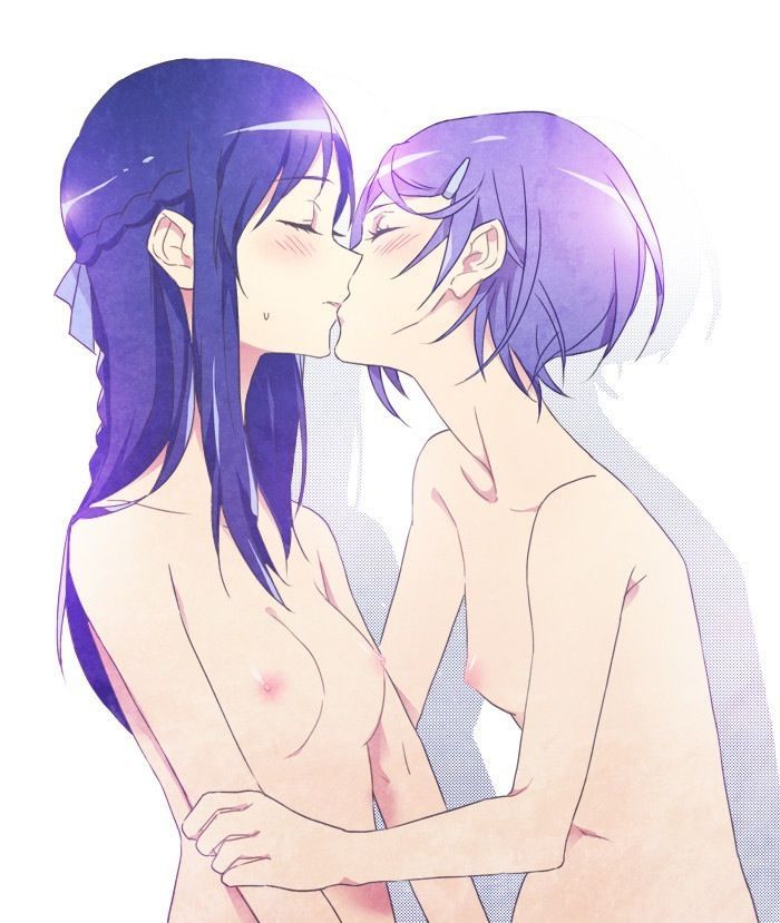 2D Yuri erotic image summary 58 pieces where cute girls are intertwined with kunzururere 52
