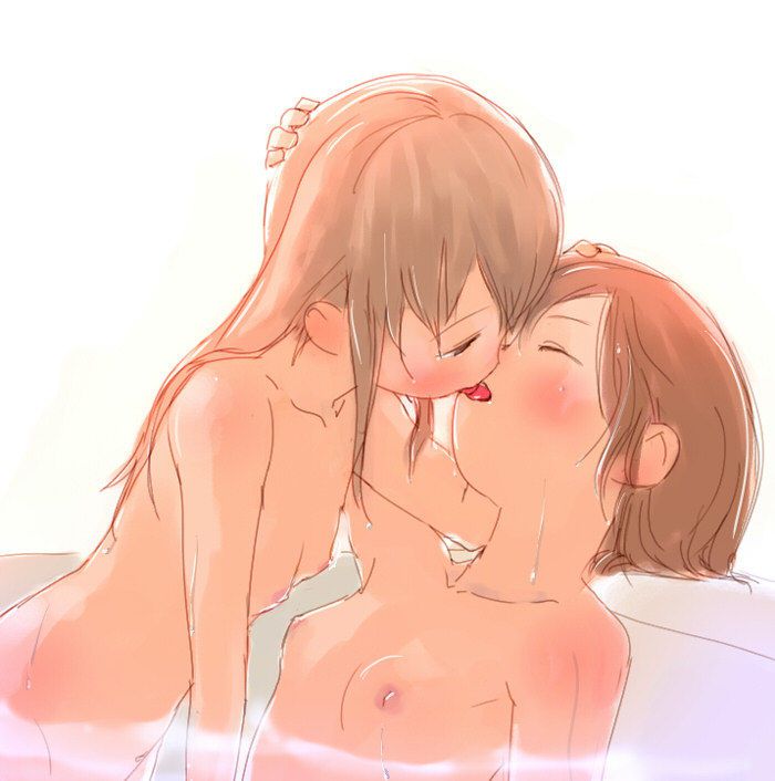 2D Yuri erotic image summary 58 pieces where cute girls are intertwined with kunzururere 54