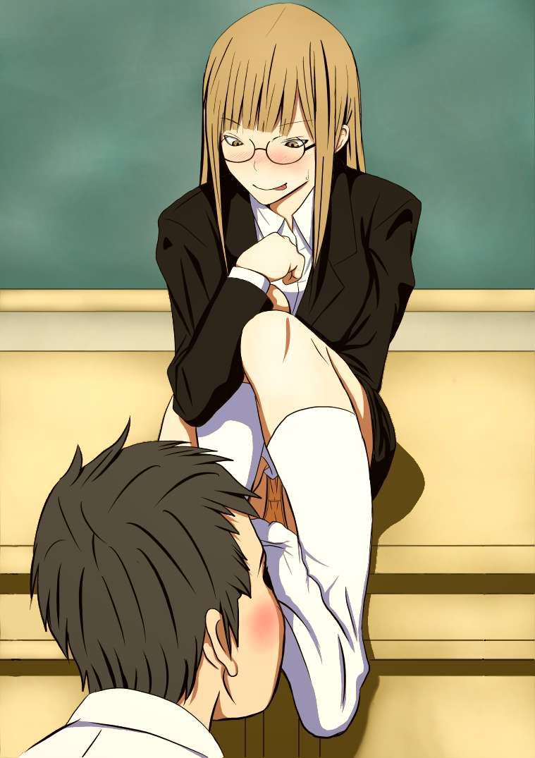 Fermented odor Secondary erotic image of boys smelling the smell of girls' feet 9