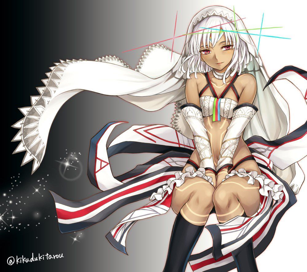 【Silver Hair】Images of a Beautiful Silver Hair Beautiful Girl With Sparkling White Coats Part 9 18