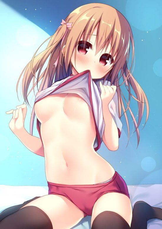 【Secondary erotic】 Here is the erotic image of a girl who raises clothes and shows various parts 17