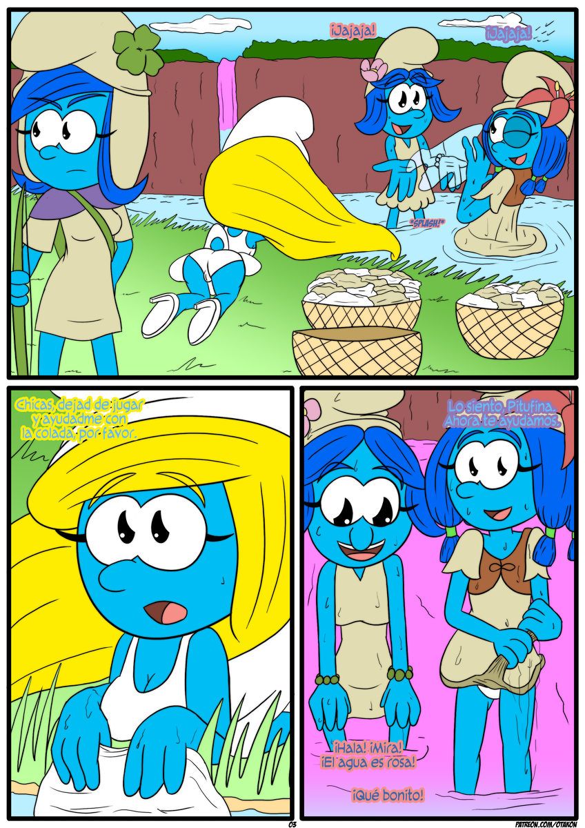 [Otakon] The Smurfs: Love Potion (Spanish, reissued) [Ongoing] Spanish Script Title 5