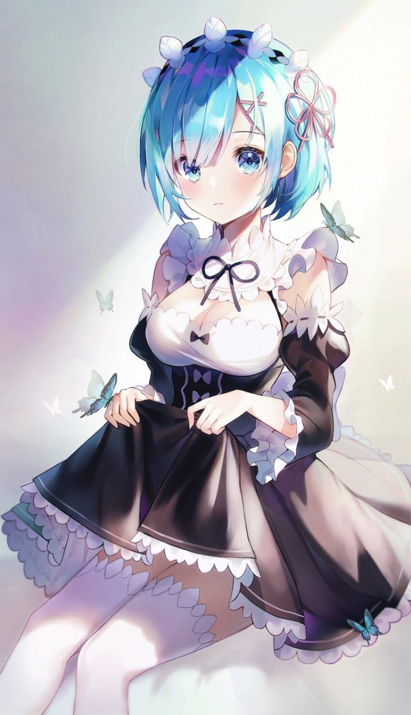 Maid clothes are pretty much-even items, aren't they? If you look closely, there is a lot of exposure ... Can you work in such clothes? 2D erotic image called 10