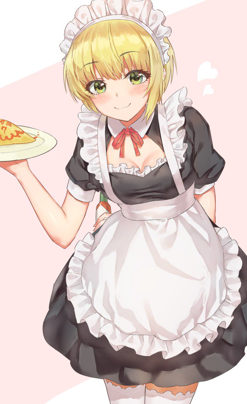 Maid clothes are pretty much-even items, aren't they? If you look closely, there is a lot of exposure ... Can you work in such clothes? 2D erotic image called 21