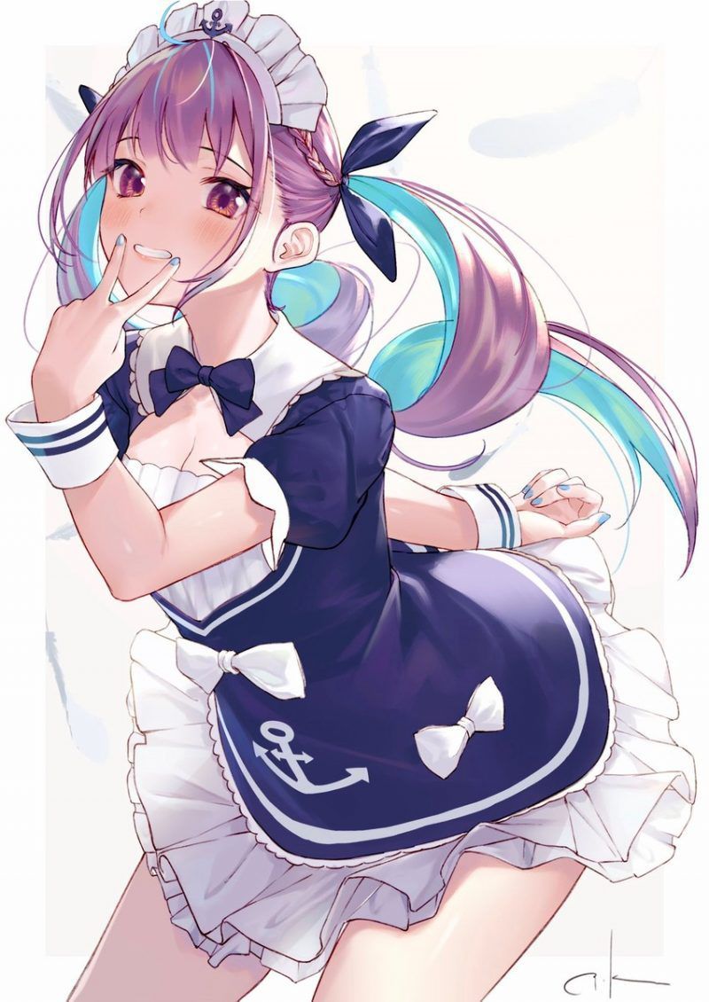 Maid clothes are pretty much-even items, aren't they? If you look closely, there is a lot of exposure ... Can you work in such clothes? 2D erotic image called 30