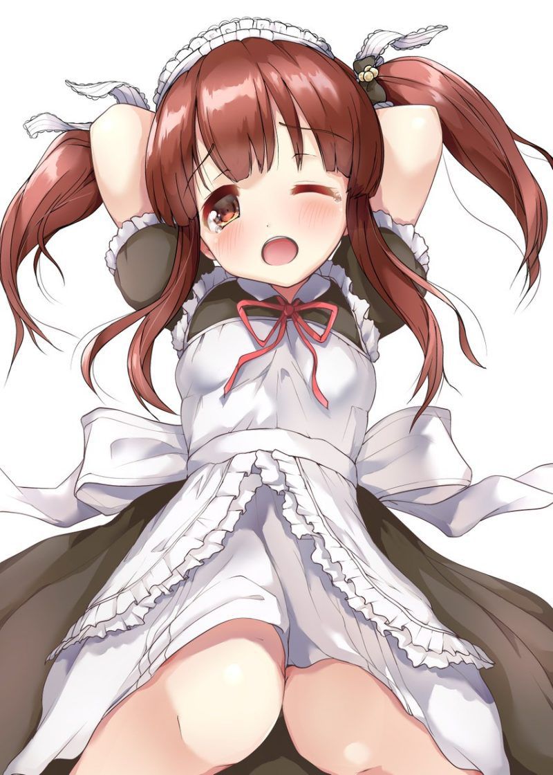 Maid clothes are pretty much-even items, aren't they? If you look closely, there is a lot of exposure ... Can you work in such clothes? 2D erotic image called 32