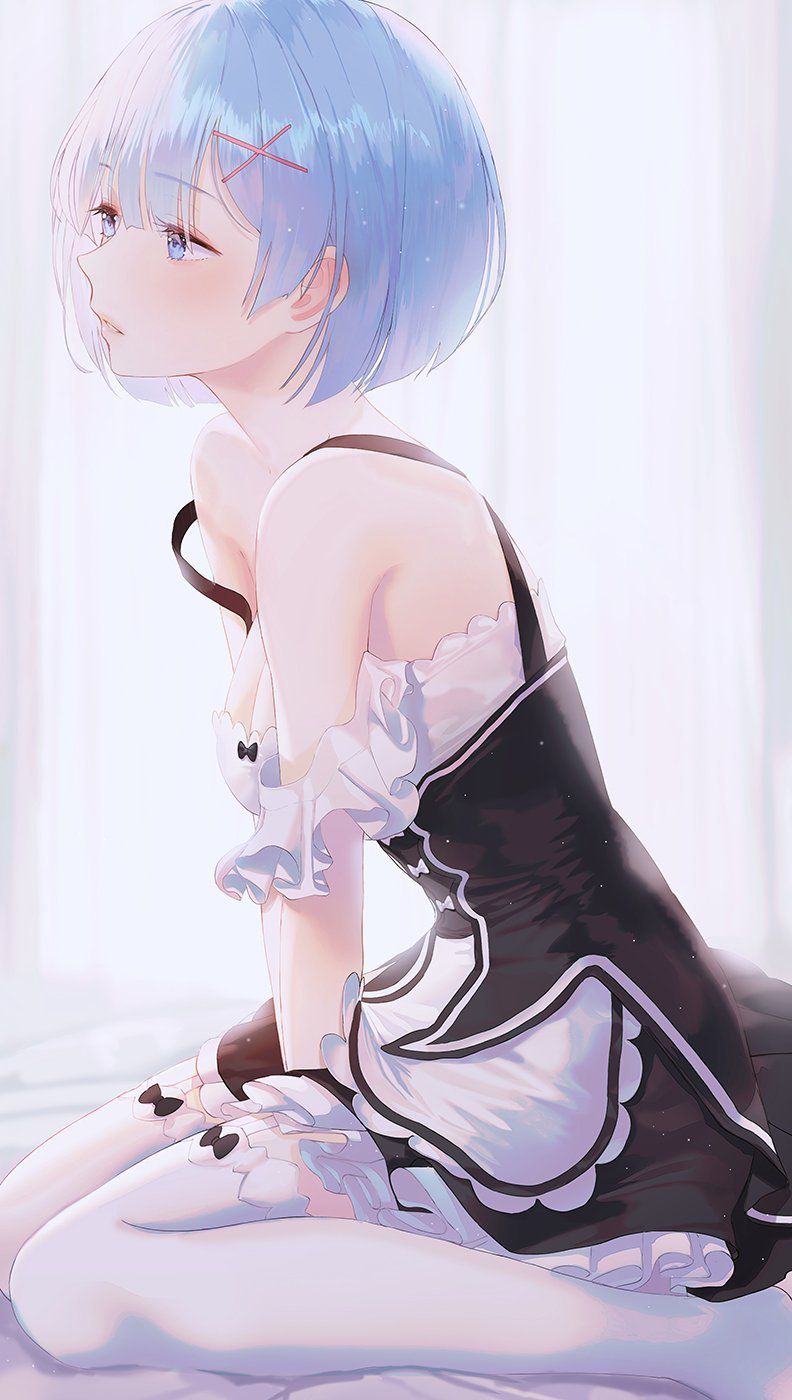 Maid clothes are pretty much-even items, aren't they? If you look closely, there is a lot of exposure ... Can you work in such clothes? 2D erotic image called 4