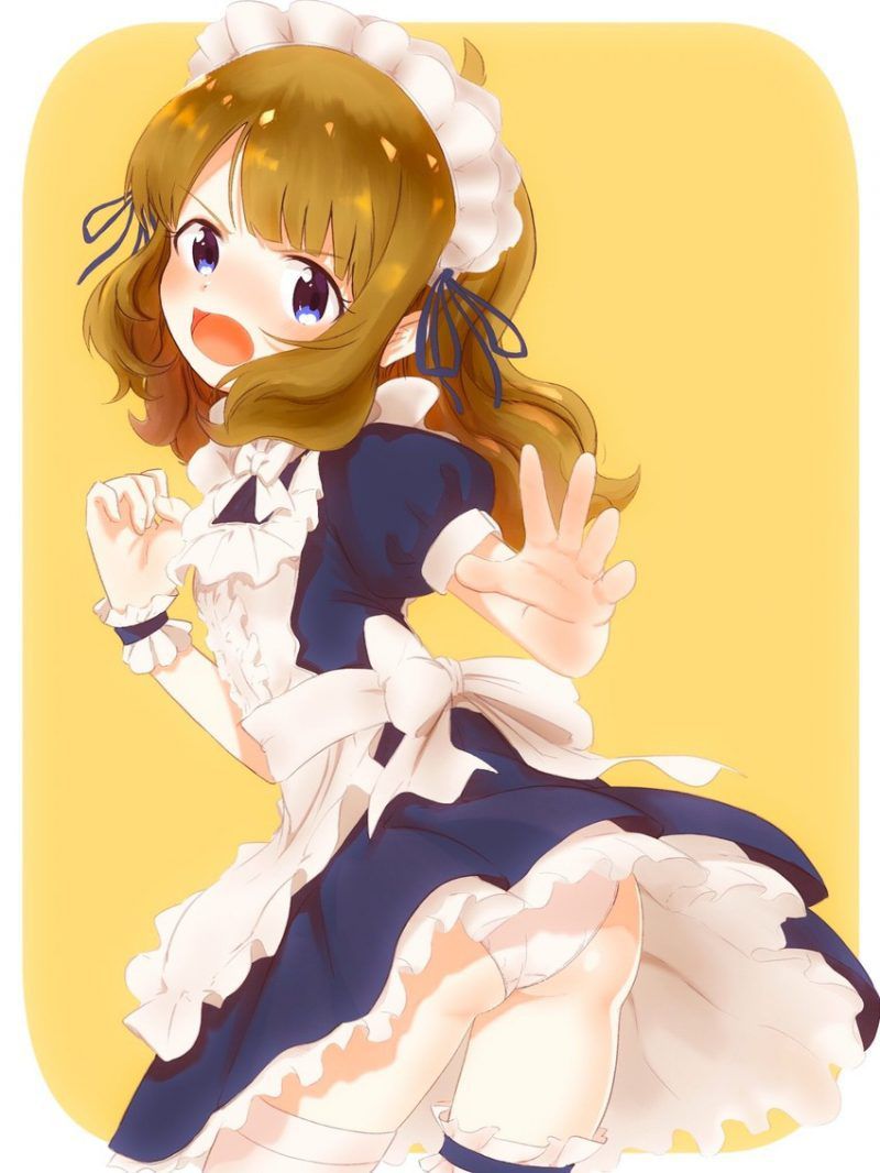 Maid clothes are pretty much-even items, aren't they? If you look closely, there is a lot of exposure ... Can you work in such clothes? 2D erotic image called 8