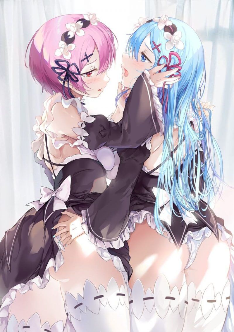 Maid clothes are pretty much-even items, aren't they? If you look closely, there is a lot of exposure ... Can you work in such clothes? 2D erotic image called 9