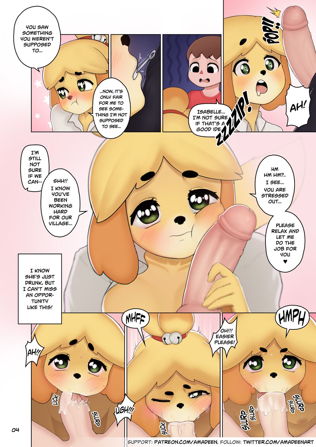 [amadeen] Isabelle's Lunch Incident (Animal Crossing) [ongoing] 5