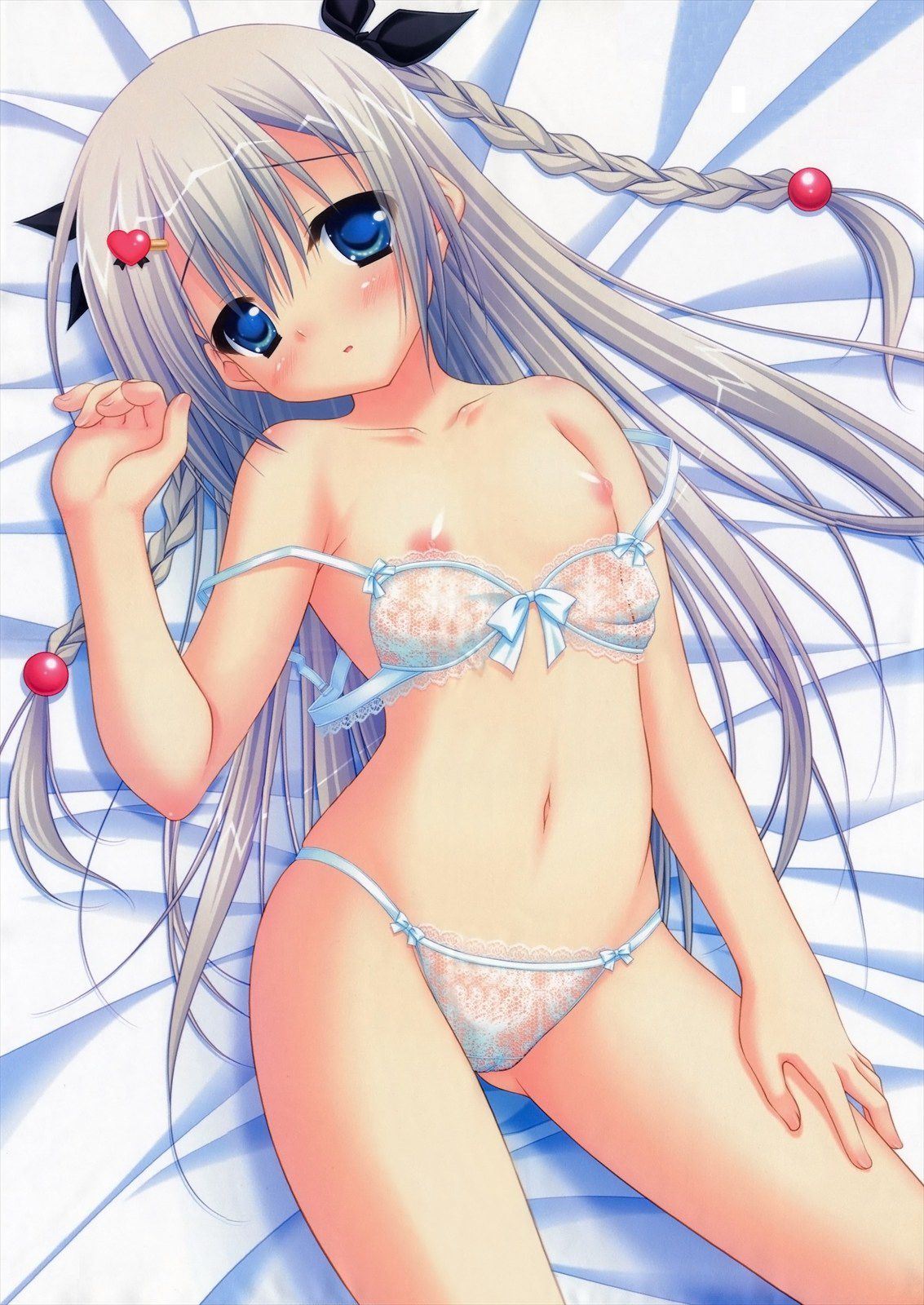 A beautiful girl with small breasts is slender and cool! But it's ah 2D erotic image called 17