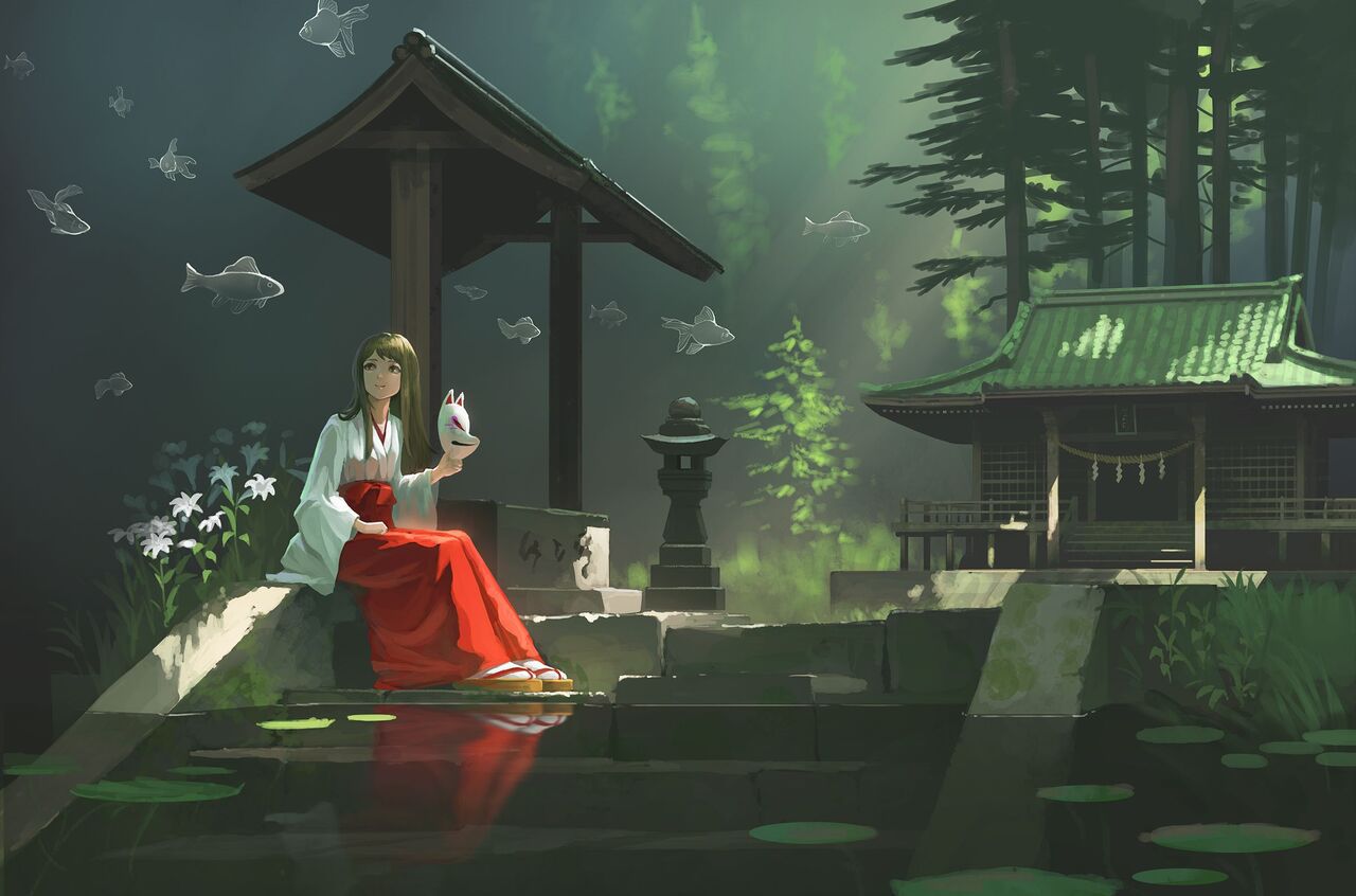 【Shrine Maiden】I have never seen it except New Year's Day, so I put an image of the shrine maiden Part 3 29