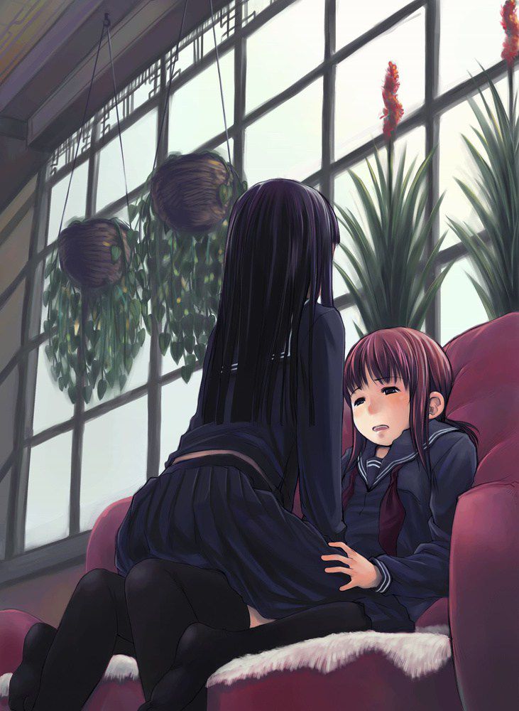 Yuri 2D erotic image that there is nothing too much thing because it is just flirting with girls 22