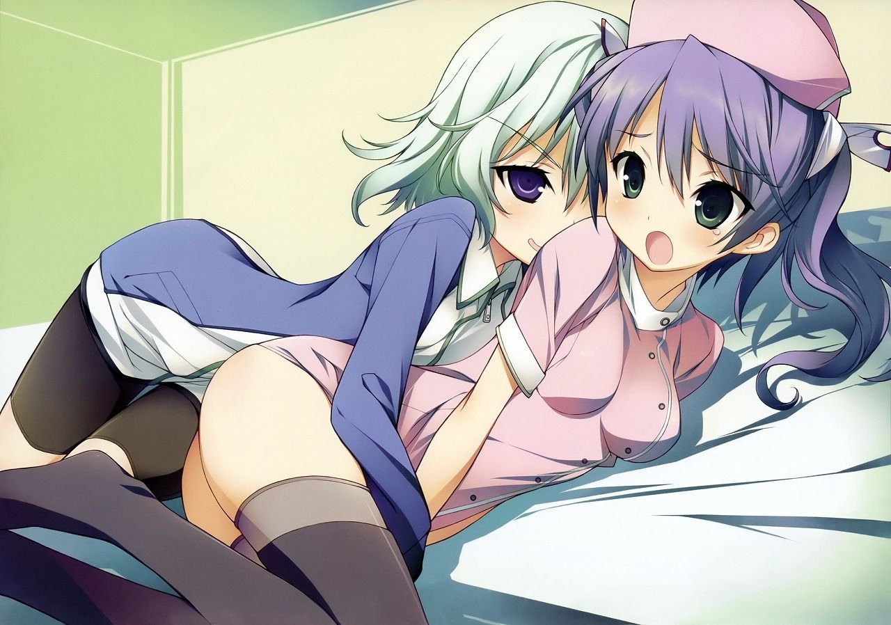Yuri 2D erotic image that there is nothing too much thing because it is just flirting with girls 31