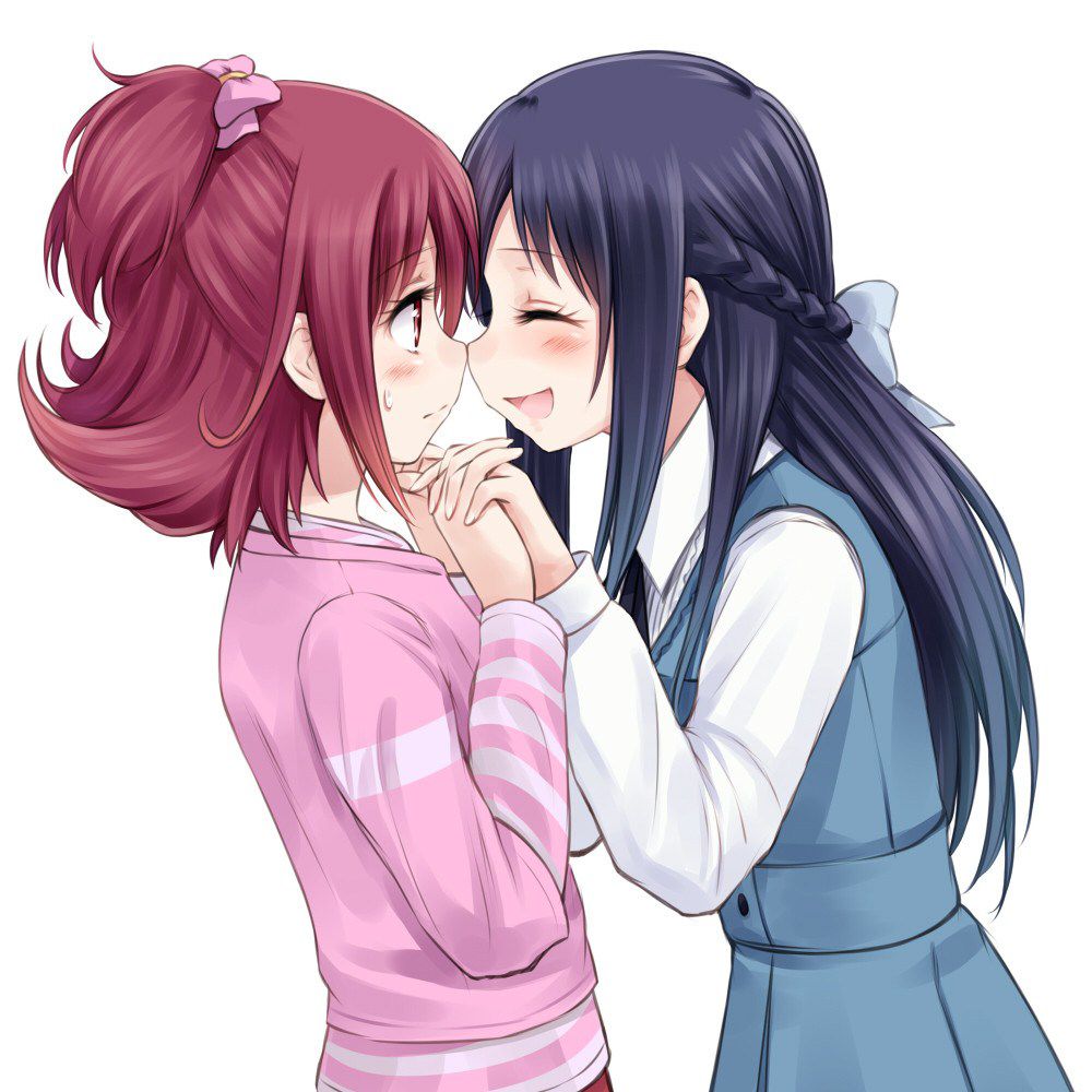 Yuri 2D erotic image that there is nothing too much thing because it is just flirting with girls 6