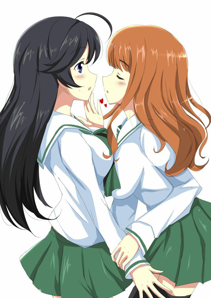Yuri 2D erotic image that there is nothing too much thing because it is just flirting with girls 9