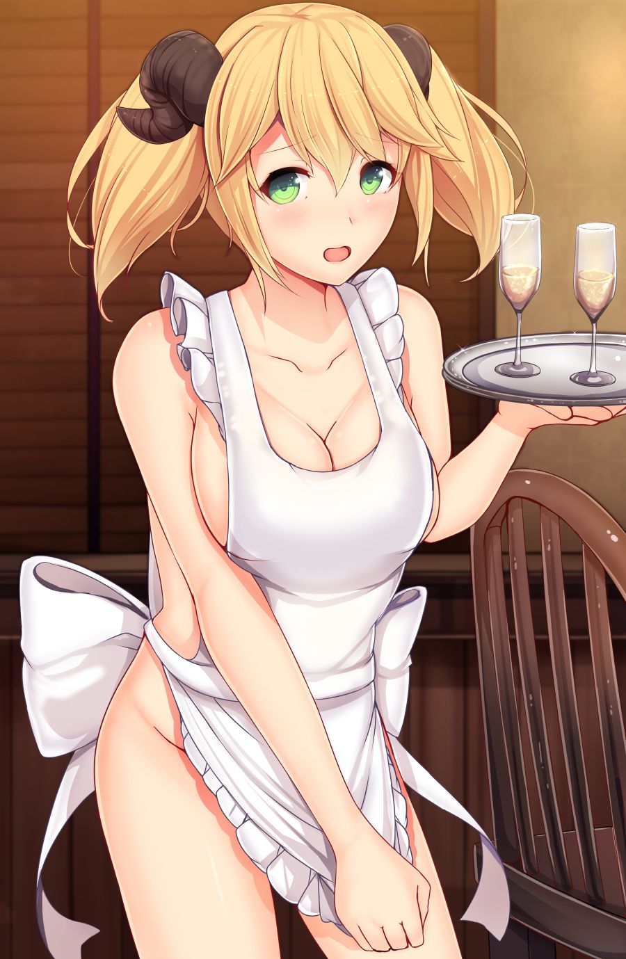 [Secondary erotic] immediately erotic images of girls in inevitable naked apron [50 sheets] 23
