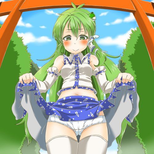 [Touhou Project Erotic Manga] Immediately pull out in the service S ● X of Sanae Dongfengya! - Saddle! 12