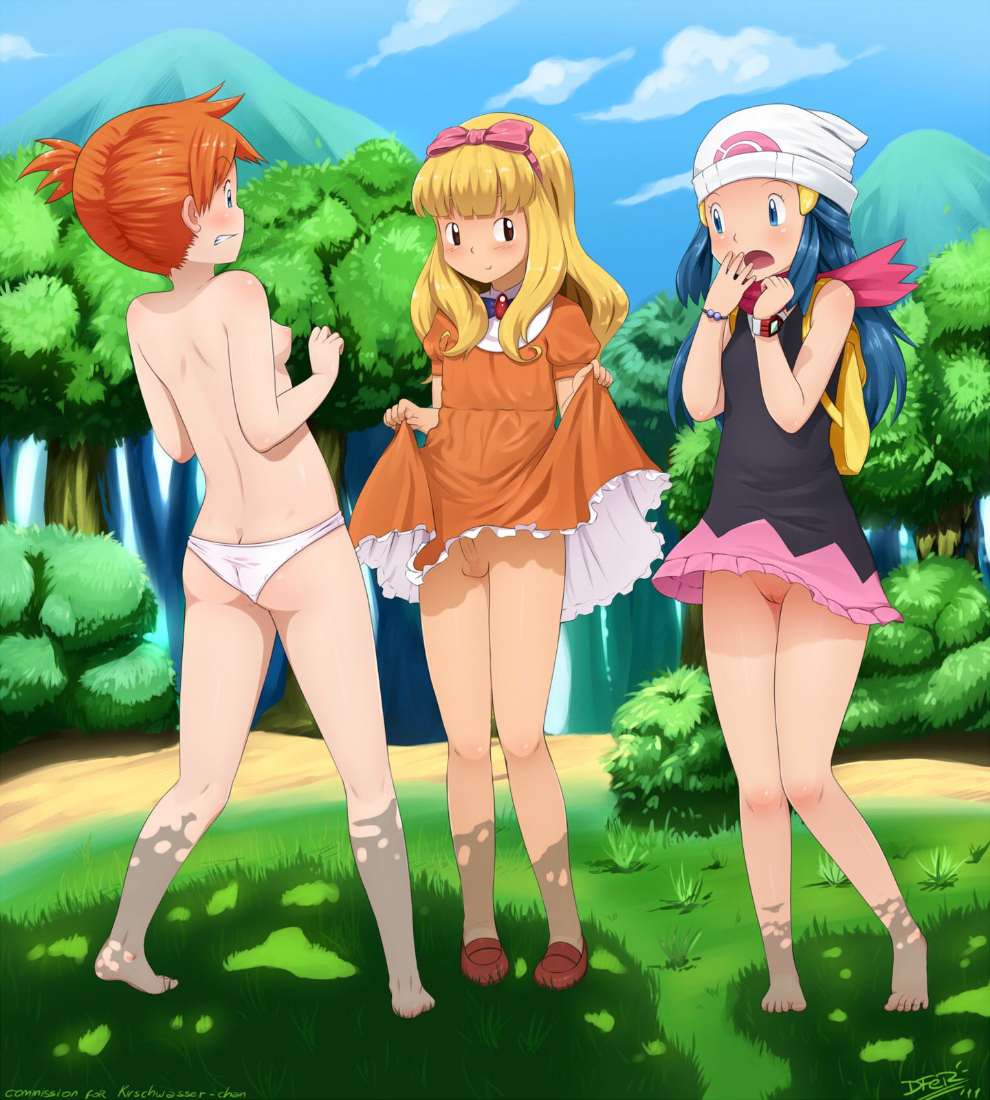 【Pocket Monsters】Cute erotic image summary that comes through with Hikari's echi 15