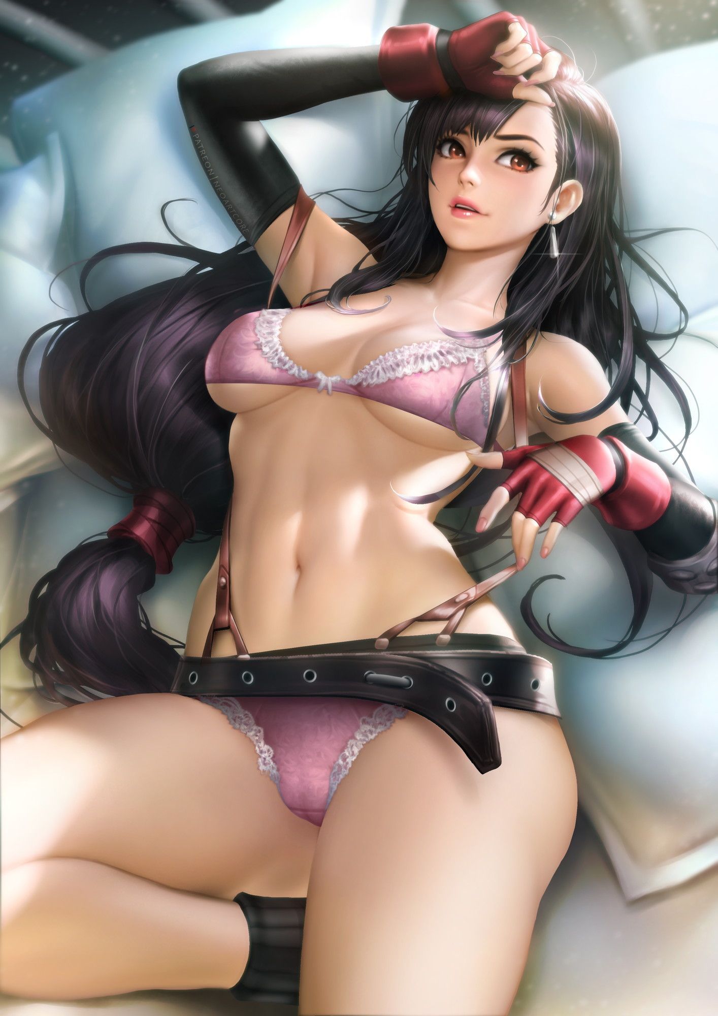Tiffa Lockhart's throat erotic secondary erotic images are full of boobs! 【Final Fantasy】 10